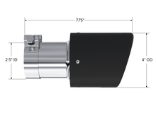Load image into Gallery viewer, MBRP Universal Carbon Fiber Exhaust Tip – 4 Inch Outlet, 2.5 Inch Inlet, 7.7 Inch Length