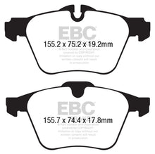 Load image into Gallery viewer, EBC Redstuff Ceramic Low Dust Brake Pads for Jaguar F-Type 2014-2017 * Front Set, Part No. EBCDP32189C