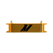 Load image into Gallery viewer, Mishimoto Universal -8AN 10-Row Oil Cooler - Gold