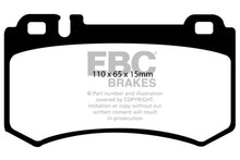 Load image into Gallery viewer, EBC Yellowstuff Rear Brake Pads for Mercedes-Benz CL55 AMG (2003-2006) - High-Performance Street and Track Use