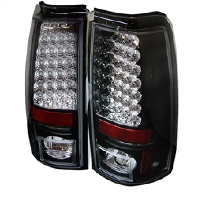 Spyder Chevy Silverado 1500 99-02 LED Tail Lights Black - Part #spy5002044