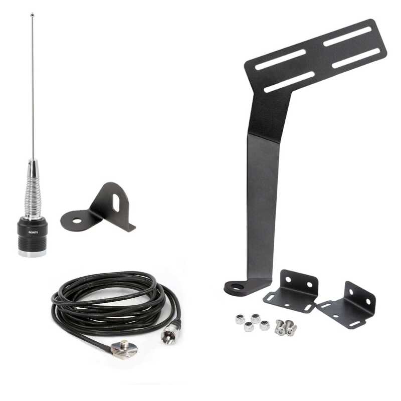 Rugged Radios G1 Waterproof 2-Way GMRS Radio Kit for Jeep JK and JKU, 41 Watt Power