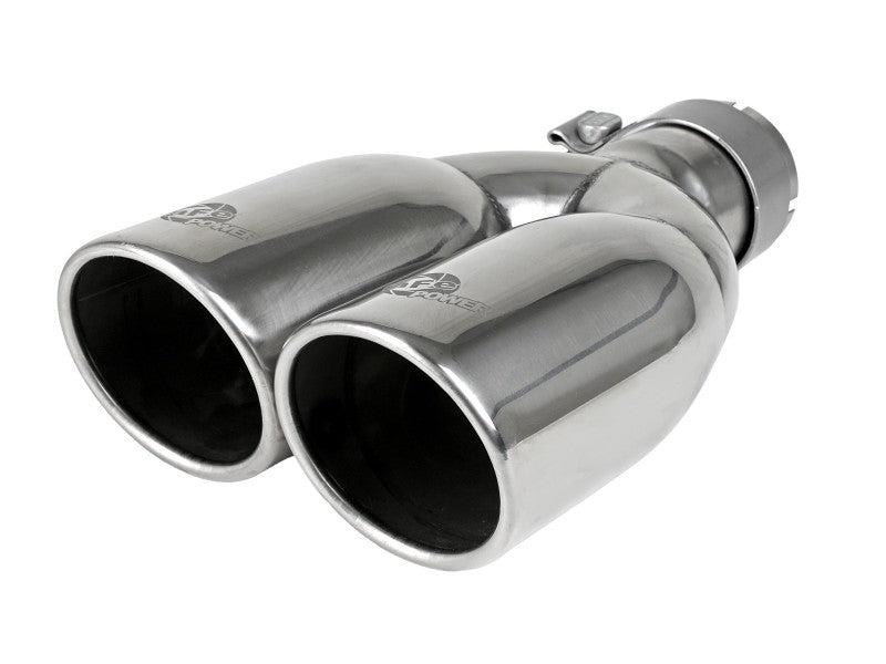 aFe Rebel Series 2.5 Inch 409 Stainless Steel Axle-Back Exhaust System for Jeep Wrangler (JK) V6-3.6L/3.8L