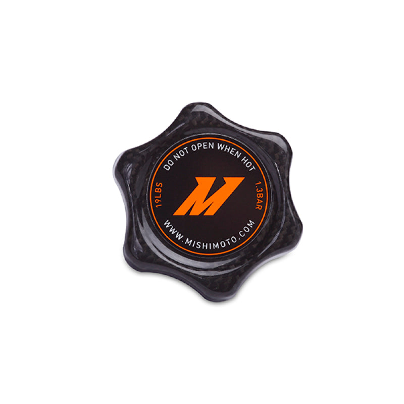 Mishimoto 1.3 Bar Rated Carbon Fiber Radiator Cap for Small Import Vehicles