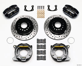 Wilwood Dynapro Lug Mount PowerStop Rear Disc Brake Kit with Parking Brake * Fits Big Ford 2.50in Offset