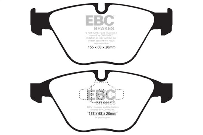 EBC UD1260 Ultimax2 Front Brake Pads for 2007–2013 BMW Models