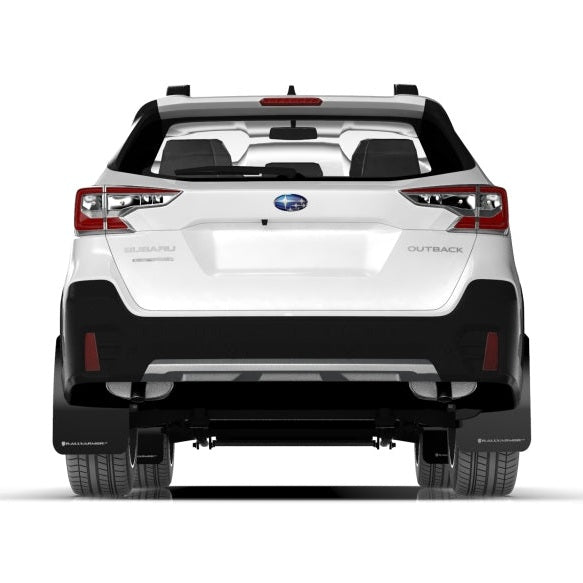 Rally Armor UR Series Mud Flaps for Subaru Outback (Part Number: ralMF66-UR-RD/WH)