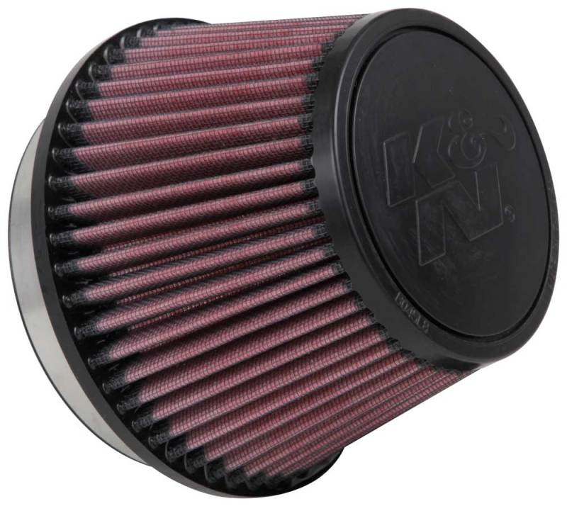 K&N Engineering Universal Rubber Air Filter * 5 Inch Flange, Fits Various Vehicles and Equipment