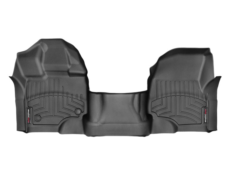 WeatherTech DigitalFit Front FloorLiner for Ford F-150 (2015-2016) * Black, Over The Hump, First Row Bench Seats