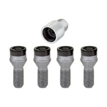 Load image into Gallery viewer, McGard Black Cone Seat Wheel Lock Bolt Set M14 x 1.25 for BMW and Mini Cooper