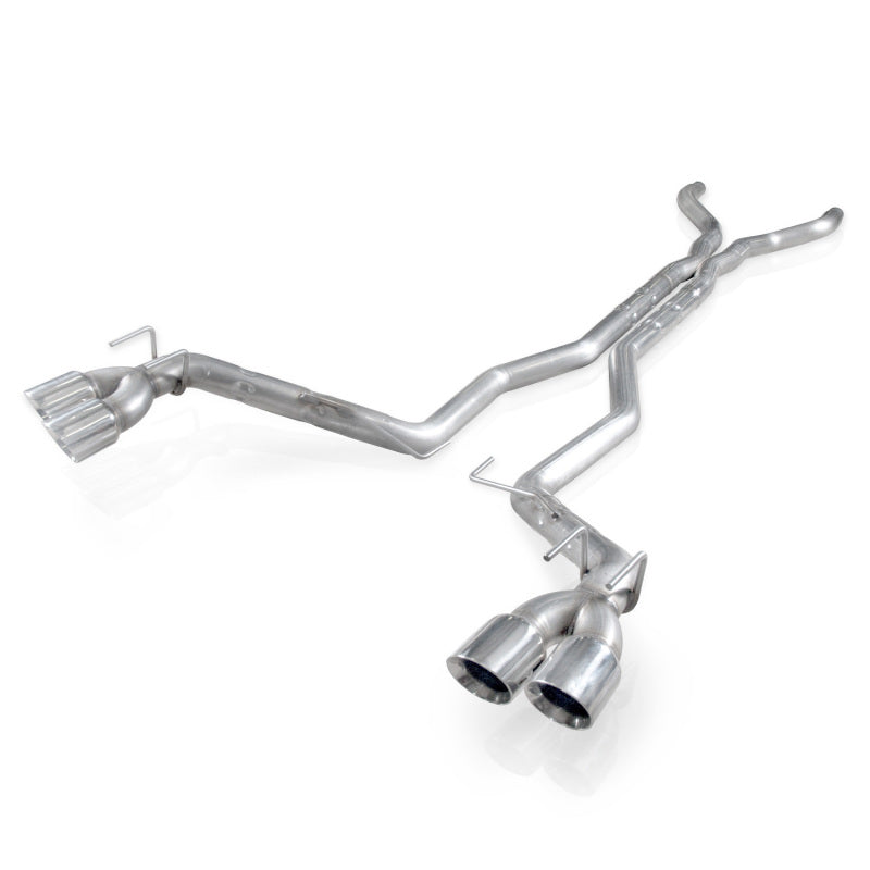 Stainless Works 2012-2015 Chevrolet Camaro ZL1 6.2L 3-Inch Catback Dual Chambered Exhaust System with X-Pipe and Quad Tips