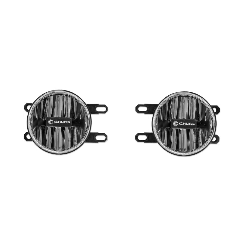 KC HiLiTES Gravity G4 4-Inch LED Fog Lights for Toyota Tacoma (Pair) with Brackets