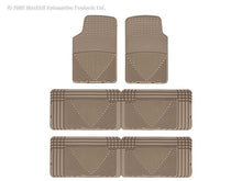 Load image into Gallery viewer, WeatherTech All-Weather Floor Mats for Volkswagen Vanagon - Tan (Part Number: wetW3TN-W25TN-W25TN)