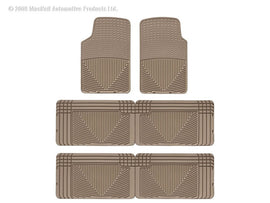 WeatherTech All-Weather Floor Mats for Volkswagen Vanagon - Tan (Part Number: wetW3TN-W25TN-W25TN)