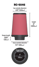 Load image into Gallery viewer, K&amp;N Engineering Universal Chrome Air Filter * 6 inch Flanged / 7.5 inch Base / 4.5 inch Top / 9 inch Height for Chevrolet and GMC SUVs