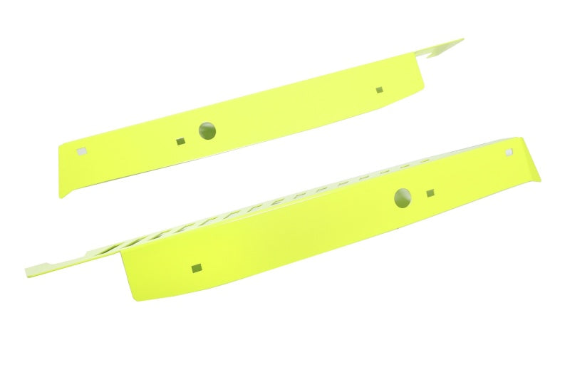 Perrin Performance Neon Yellow Fender Shroud Set for 2022-2025 Subaru WRX - Part PSP-ENG-551NY
