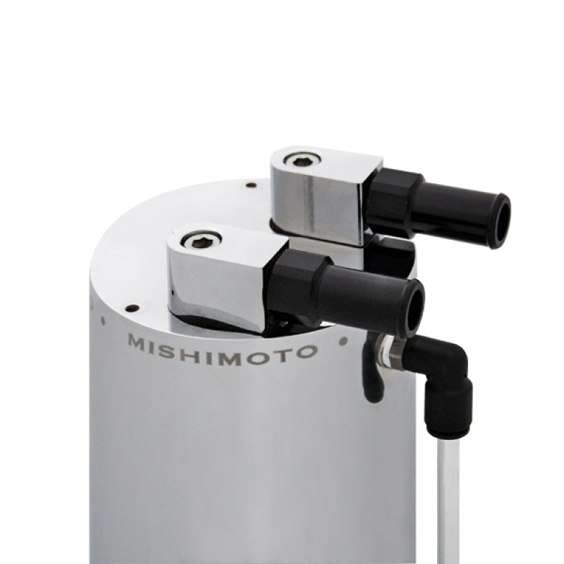 Mishimoto Large Aluminum Oil Catch Can Part No. misMMOCC-LA for Automotive Performance Enhancement