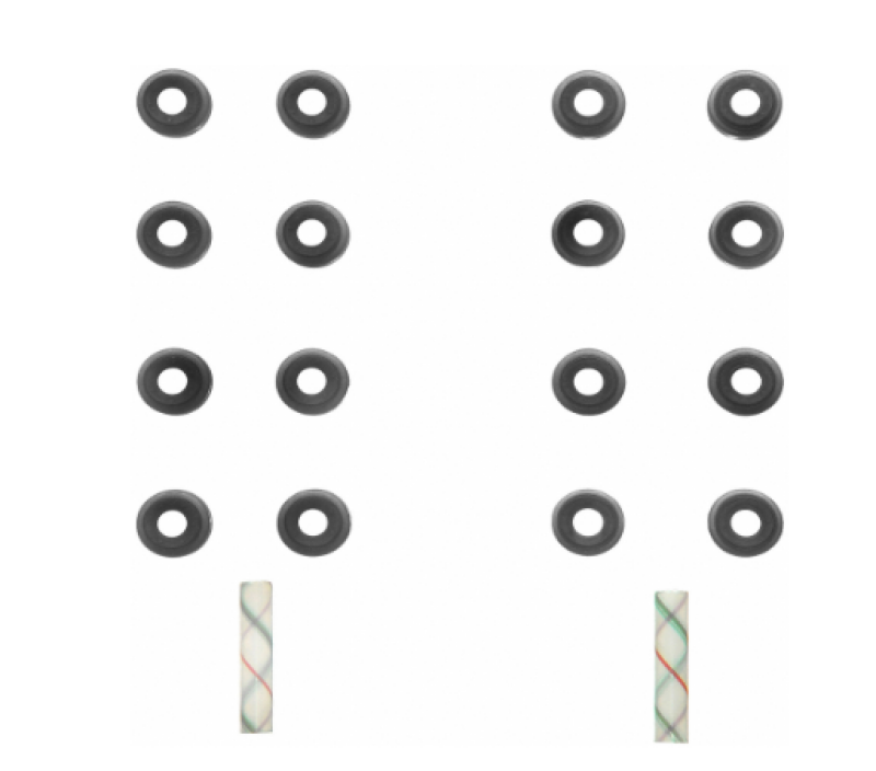 Fel-Pro Engine Valve Stem Oil Seal Set for Honda CR-V and Compatibility with Honda S2000, Civic Del Sol, and Civic - Part Number FELSS702831