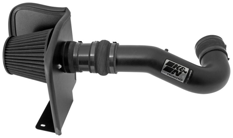 K&N Engineering 71-3058 Black Performance Cold Air Intake Kit for Chevy Silverado and GMC Yukon 4.8L/5.3L V8