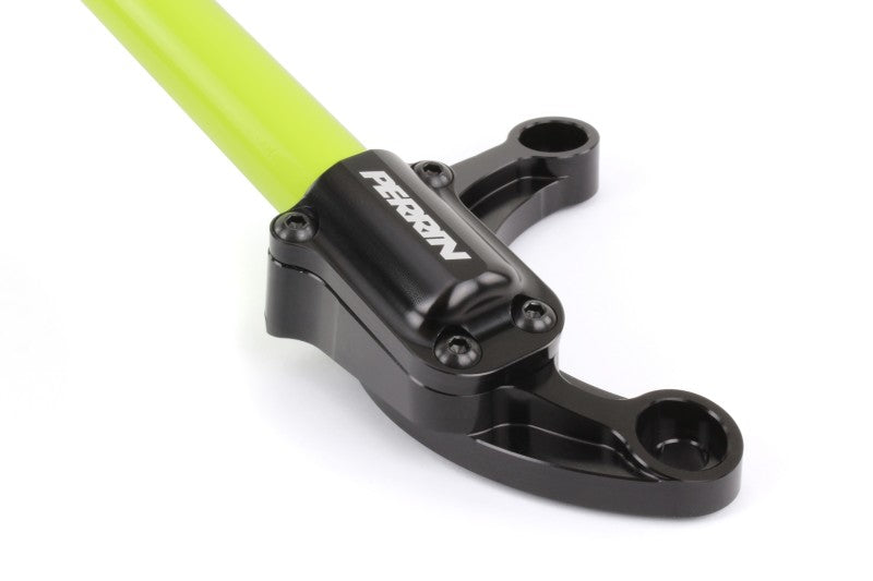 Perrin Performance Neon Yellow Front Strut Brace for 2002-2007 Subaru WRX/STi, 2004-2008 Forester - Part PSPSUS052NY