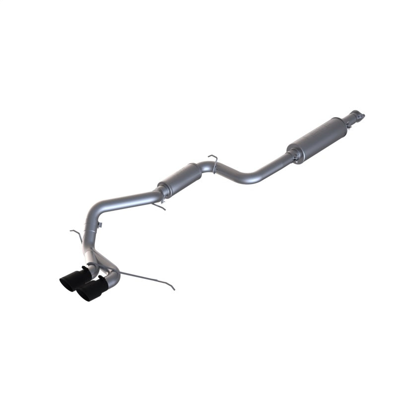 MBRP Armor Plus Series 13-17 Ford Focus ST 2.0L EcoBoost Dual Center Outlet T409 Cat Back Exhaust System with Black Tips