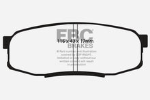 Load image into Gallery viewer, EBC Yellowstuff Rear Brake Pads for Toyota Land Cruiser and Tundra * High-Performance Street and Track Use