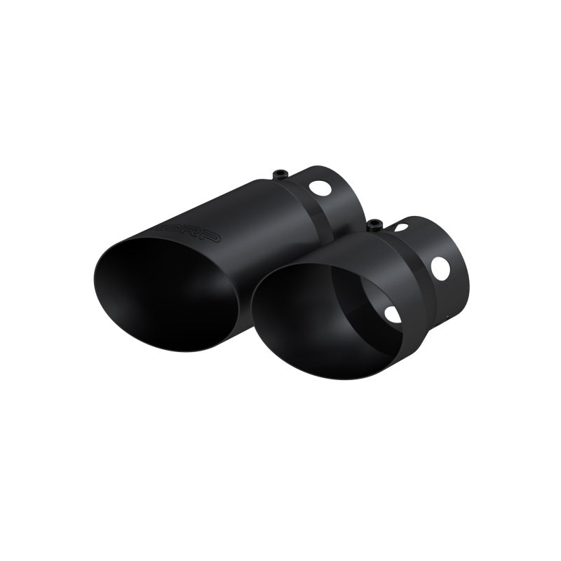 MBRP Armor BLK Exhaust Tip for Ford F-250 Super Duty – Black Coated Double Tip, 6.7 and 9.7 Inches Length, Part Number MBRP T5111BLK