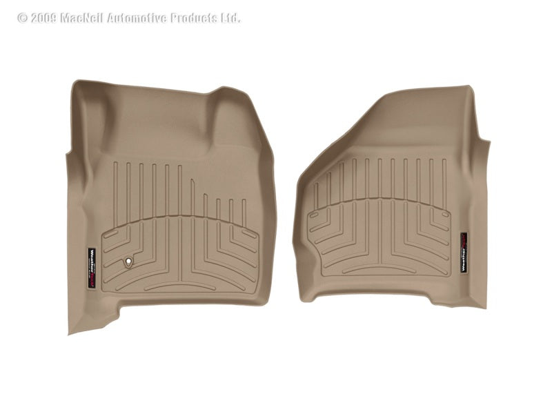 WeatherTech DigitalFit Front FloorLiner for 2006-2007 Ford F-250 and F-350 Super Duty - Tan