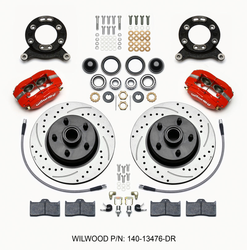 Wilwood Forged Dynalite-M Front Disc Brake Kit for 1965-1969 Ford Mustangs and More