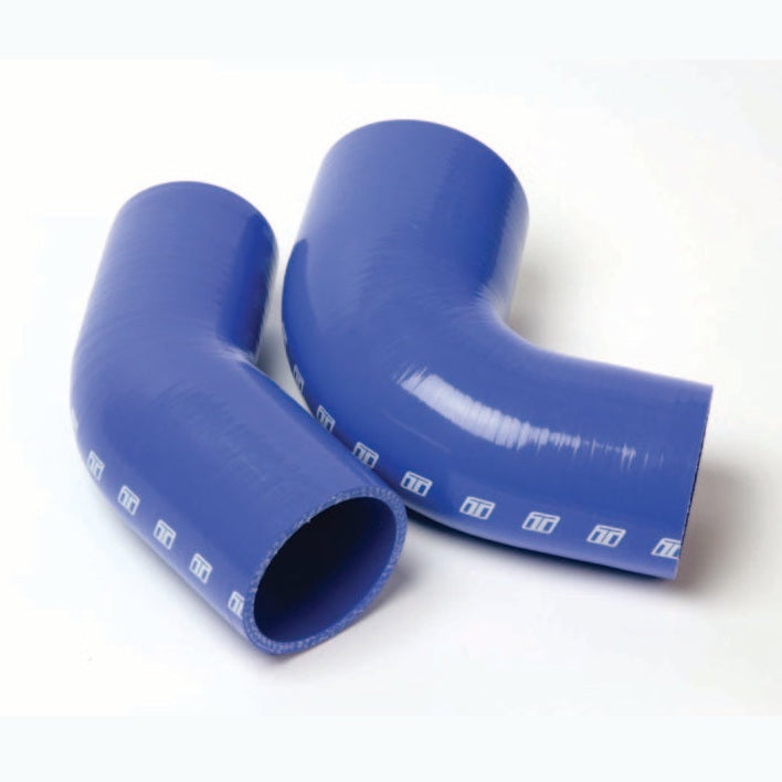 Turbosmart 90 Degree Reducer Elbow for 2.0 to 2.5-inch Hoses – Blue
