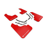 Rally Armor UR Mud Flap Set for Mazda 3 2019-2022 – Red with White Logo