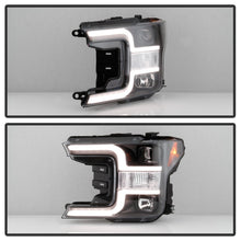 Load image into Gallery viewer, Spyder 18-19 Ford F-150 Projector Headlights - Halogen Model Only - Black (Part No. PRO-YD-FF15018-LB-BK)