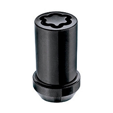McGard Black Tuner Style Cone Seat Wheel Lock Set M14 x 1.5 Thread - 4 Pack