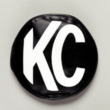 Load image into Gallery viewer, KC HiLiTES 6 Inch Round Soft Vinyl Light Cover Pair with White KC Logo