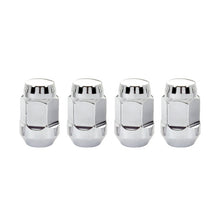 Load image into Gallery viewer, McGard Chrome Bulge Cone Seat Lug Nut Set for Steel and Aluminum Wheels, 1/2-20 Thread, 4 Pieces