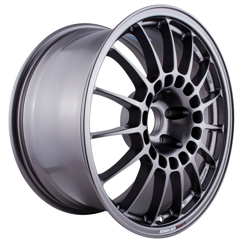 Enkei RCT5 18x9.5 Inch Dark Silver Wheel with 5x114.3 Bolt Pattern and 38mm Offset – Part Number enk514-895-6538DS