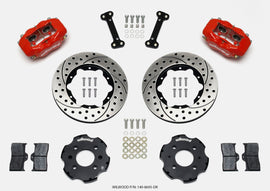 Wilwood Forged Dynalite Front Hat Kit 11 Inch Drilled Rotors for Honda Civic and Integra