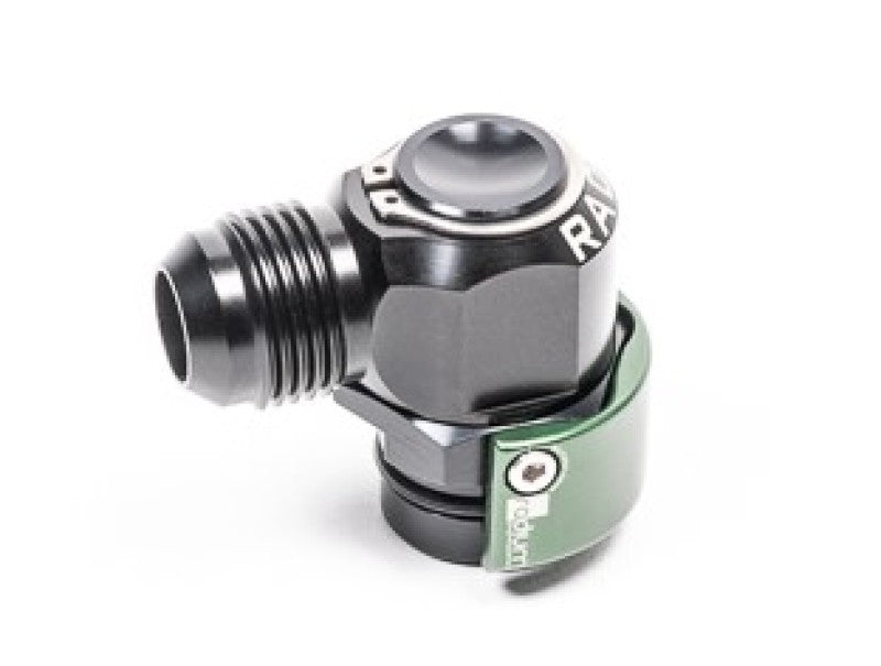 Radium Engineering V2 Quick Connect 19mm Male to 10AN Male 90 Degree Swivel Fitting for BMW B58 Valve Cover