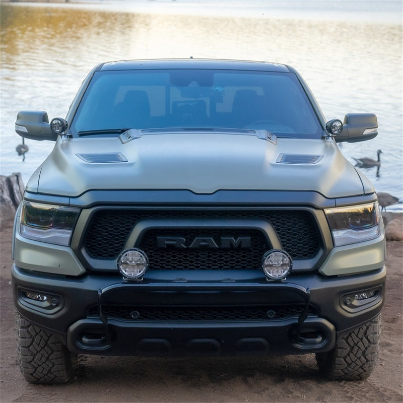 Rigid Industries 2019+ Dodge Ram 1500 A-Pillar LED Light Mounts - Stainless Steel, UV & Abrasion Resistant