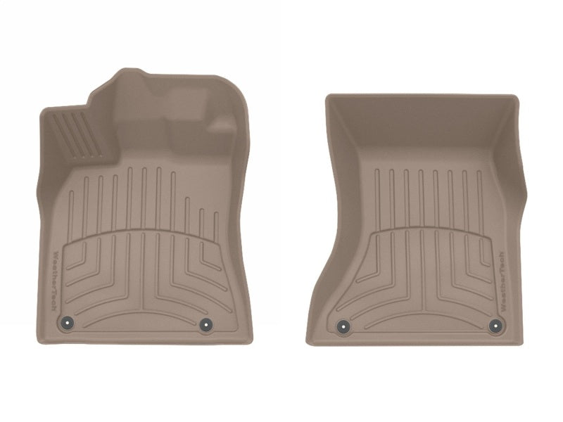 WeatherTech 15-25 Porsche Macan Rear FloorLiner HP in Tan - Custom Fit for Enhanced Protection