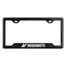 Load image into Gallery viewer, Mishimoto Carbon Fiber License Plate Frame - Gloss Finish