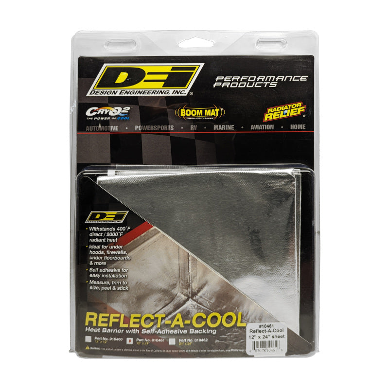 DEI Reflect-A-Cool 12 x 24 Inch Heat Shield Sheet for Radiant Heat Protection