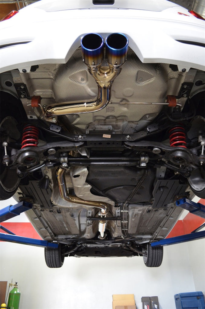 Injen Performance Exhaust System for Ford Focus ST 2.0L (2013-2018) with Dual Burnt Titanium Tips