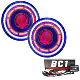 Oracle Oculus 7-inch ColorSHIFT Bi-LED Projector Headlights for Jeep Wrangler JK with RGBW RGB Control