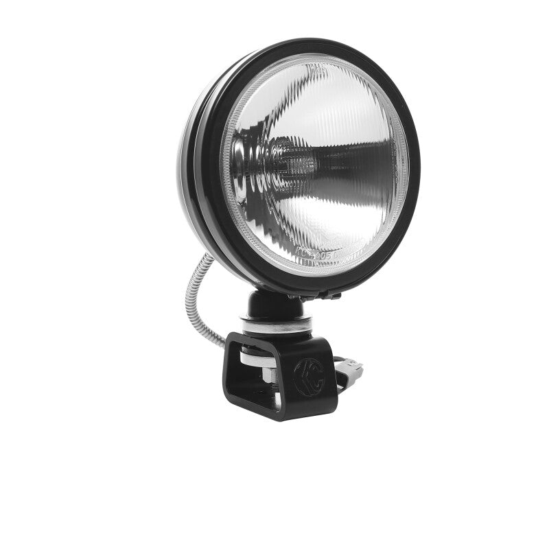 KC HiLiTES Daylighter 6-inch Halogen Spot Light with 100W Spread Beam - Black Steel Housing