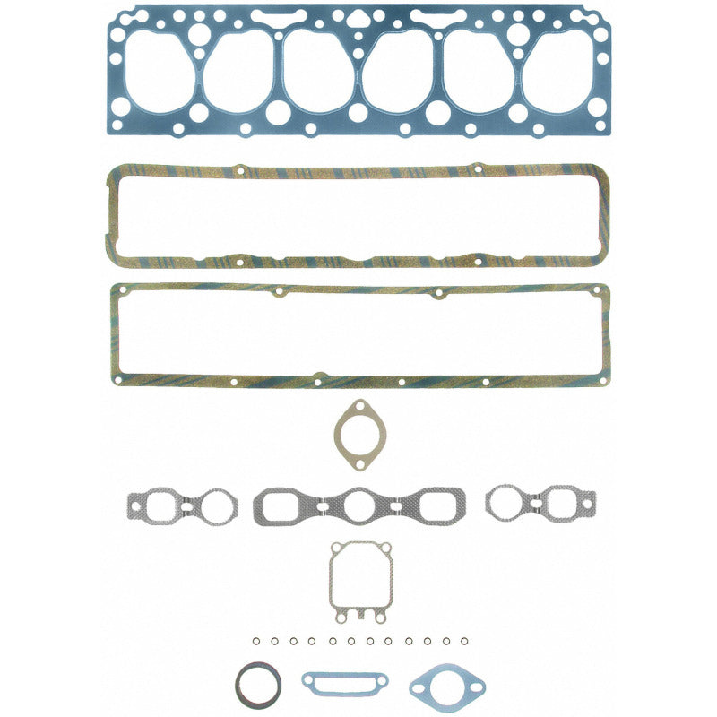 Fel-Pro HS 7619 B-1 Engine Cylinder Head Gasket Set for 1953-1954 Chevrolet Trucks and Sedans