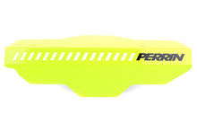Load image into Gallery viewer, Perrin Performance Neon Yellow Pulley Cover for Subaru WRX, STI, and Impreza (2002-2014 WRX, 2004-2021 STI, 2008-2011 Impreza) - Part Number PSP-ENG-150NY