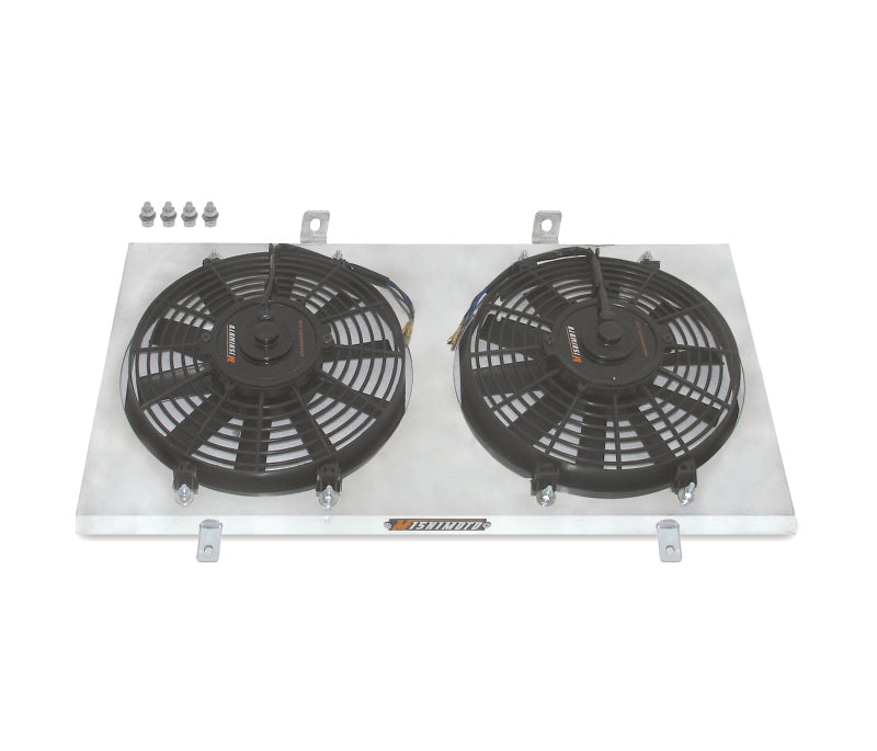 Mishimoto Nissan 240SX S13 Aluminum Fan Shroud Kit with Dual 10-Inch Electric Fans