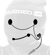 Load image into Gallery viewer, Rugged Radios Wired Offroad and STX Stereo Helmet Kit with Alpha Audio Speakers and Microphone