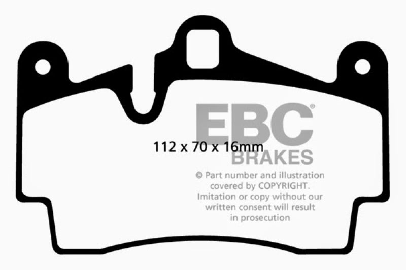 EBC Brakes Bluestuff NDX Full Race Brake Pads for Volkswagen Touareg 2004-2014